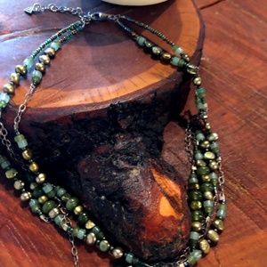 Sterling Silver Pearl Green